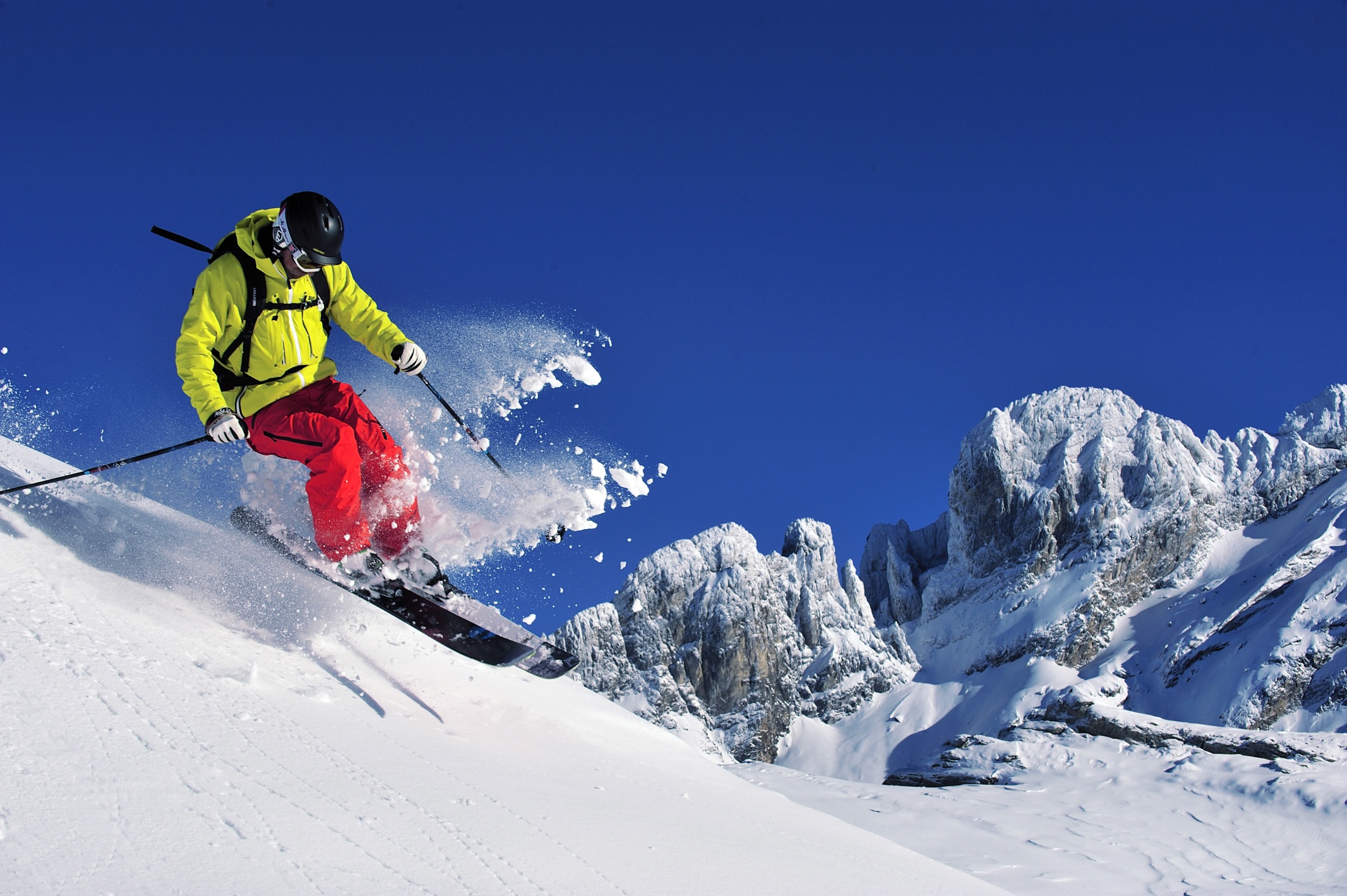 Alps ski skiing